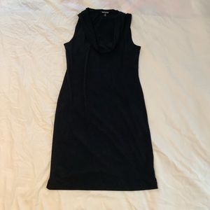 George black cowl neck dress
